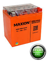 Мото аккумулятор GEL MAXION YB 30L-BS (12V, 30A)