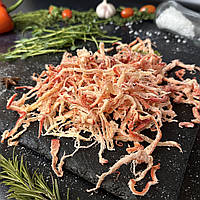 Стружка кальмара зі смаком краба 1кг сушені снеки