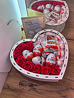 Вкусный подарочный набор со сладостями для девушки, набор в форме кндера сюрприза для жены, мамы, ребенка