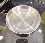 Набір каструль казанів із мармуровим антипригарним покриттям Edenberg EB-3986 Набір кухонного посуду 5 предметів, фото 7