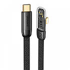 Кабель Type-C To Lightning PD 20W Right-angle Transparent Fast Charging & Data Cable Iceflake Series, фото 4