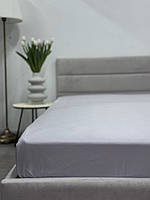 Ткань Полисатин 120 г/кв.м. в рулоне 100 м гладкокрашенный светло-серый для пошива домашнего текстиля