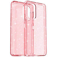 Прозрачный чехол Nova Sparkle для Xiaomi Redmi Note 10 Pro с блестками Pink