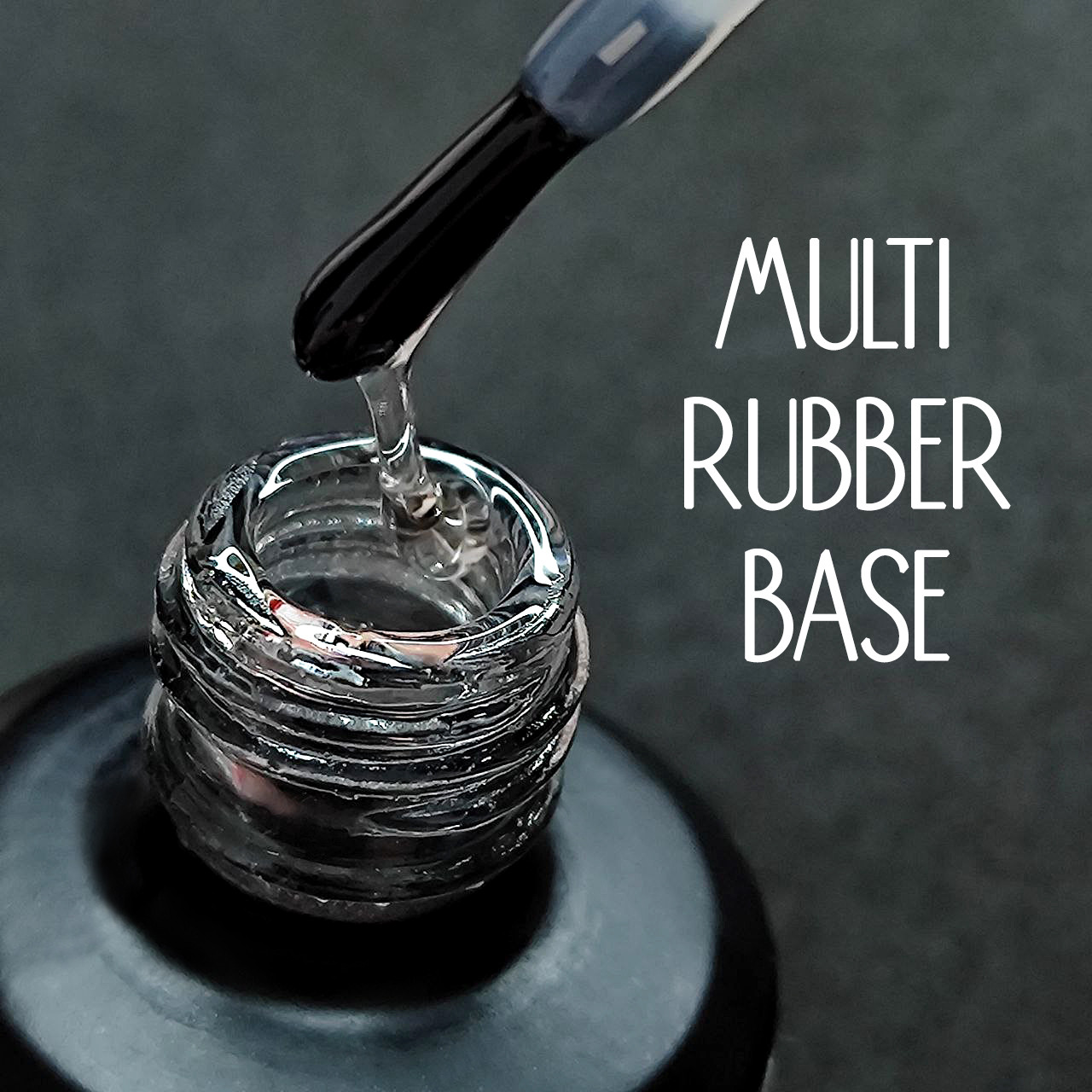 Каучукова база для гель лаку і гелю Sweet Nails Multi Rubber Base прозора 15мл