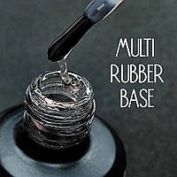 Каучуковая база для гель лака и геля Sweet Nails Multi Rubber Base прозрачная 15мл