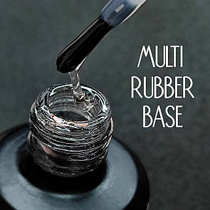 Каучукова база для гель лаку і гелю Sweet Nails Multi Rubber Base прозора 15мл