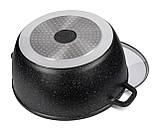 Набір казанів каструль із мармуровим антипригарним покриттям 3 шт. 6,8/10,0/13.5 лт.Edenberg EB-8151, фото 6