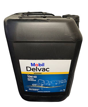 Моторна олива Mobil Delvac Modern 10W-40 Super Defense, кан 20л, фото 1