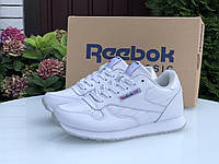 Кросівки Reebok Classic жіночі, кросівки рібок класік шкіряні білі