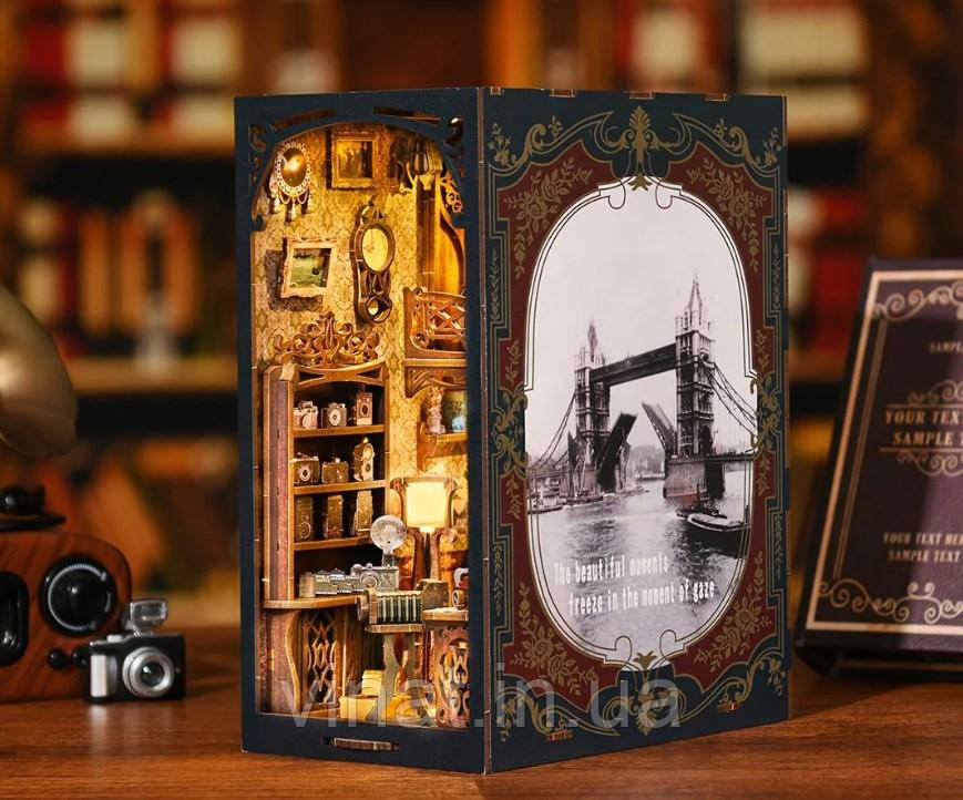УЦІНКА! ПОТЕРТА КОРОБКА! Бук Нук Фотолабораторія для фільмів Film darkroom Book Nook Інтерьерний конструктор YM02
