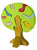 Nic Конструктор дерев'яний - Дерево з птахами (світле) - | Ну купи :) |, фото 2