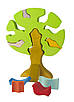 Nic Конструктор дерев'яний - Дерево з птахами (світле) - | Ну купи :) |, фото 4