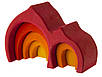 Nic Конструктор дерев'яний - Будинок Габлі (червоний) - | Ну купи :) |, фото 4
