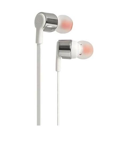 Дротові навушники JBL T210 Black вакуумні з мікрофоном Grey