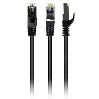 Патч-корд 3м S/FTP Cat 6A CU LSZH black Cablexpert (PP6A-LSZHCU-BK-3M)