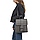 Рюкзак-сумка жіночий шкіряний міський Virginia Conti 03513 застібка антизлодій Темно-сірий, фото 5