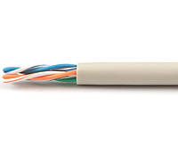 Кабель UTP Кат.5е, PVC, 4 Пари, CCA, 24AWG, 305м, Сірий KDUT8001-CCA(1327405753754)