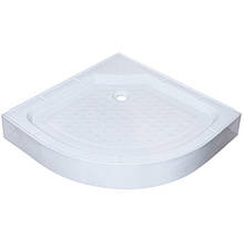 Душовий бокс 61 BF RC White Line 90х90х210 см на низькому піддоні скло прозоре з принтом, фото 4