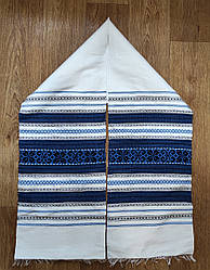 Весільний рушник Синій 190*33 см Універсальний весільний рушник без написів