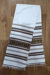 Весільний рушник Коричневий 190*33 см Універсальний весільний рушник Рушник ручної роботи під ікони