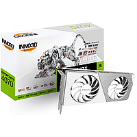 Відеокарта NVIDIA RTX4070 X2/OC/WHITE/(2505/21Gbps)/12GB/GDDR6X/192/3DP+HDMI RTX 4070 TWIN X2 OC