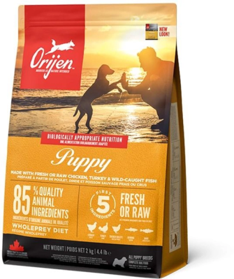 Сухий корм для цуценят Orijen (Оріджен) Puppy з м'ясом курчат та індички 2 кг, фото 1