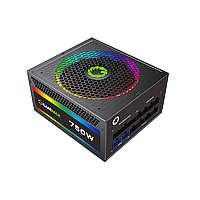 Блок Живлення 750W, 80 GOLD, modular, Smart fan 140mm OVP/UVP/OTP/OCP/OLP/OPP/SCP RGB-750(778020400754)