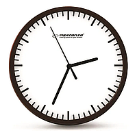 Настінний Годинник Wall Clock Budapest White, Плас Тикова Рамка Та Циферблат, Діаметр 20 См EHC010W CLOCK