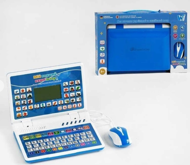 Іграшковий навчальний ноутбук для дитини