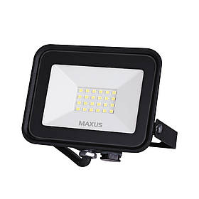 1-MFL-04-2050, Прожектор MAXUS FL-04, 20W, 5000K Black