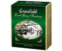 Чай черный с ароматом бергамота Earl Grey Fantasy 100 пакетиков Greenfield 200 г