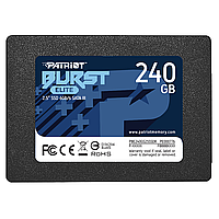 Накопичувач 2.5" SSD 240GB Burst Elite SATA 3.0 PBE240GS25SSDR(614095526754)