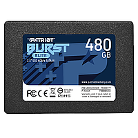 Накопичувач 2.5" SSD 480GB Burst Elite SATA 3.0 PBE480GS25SSDR(699084968754)