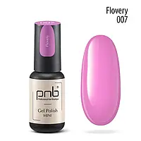 Гель лак PNB Flowery mini 007, 4 мл