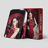 Голографічні карточки blackpink K-POP lomo кейпоп карти к поп блек пінк блэкпінк - JENNIE -  55 шт, фото 2