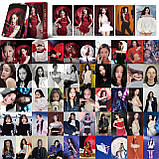 Голографічні карточки blackpink K-POP lomo кейпоп карти к поп блек пінк блэкпінк - JENNIE -  55 шт, фото 6