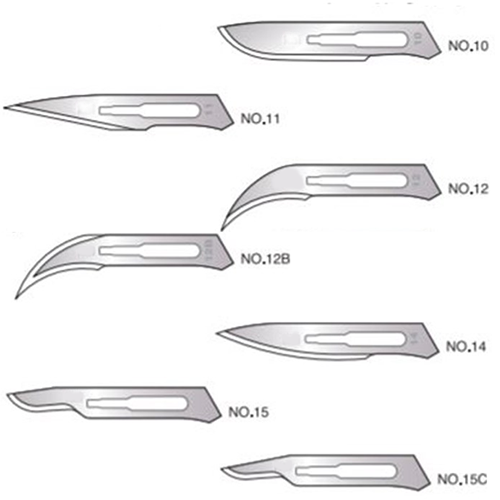 Леза для скальпеля Vortex №14, фото 1