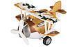 Same Toy Літак металевий інерційний Aircraft зі світлом і звуком (коричневий) - | Ну купи :) |, фото 2