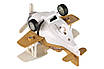 Same Toy Літак металевий інерційний Aircraft зі світлом і звуком (коричневий) - | Ну купи :) |, фото 5