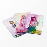 Голографічні Картки IVE K-POP, lomo card, К-ПОП картки іве - Eitherway -  55 шт, фото 4