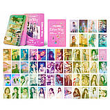 Голографічні Картки IVE K-POP, lomo card, К-ПОП картки іве - Eitherway -  55 шт, фото 6