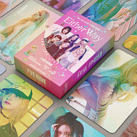 Голографічні Картки IVE K-POP, lomo card, К-ПОП картки іве - Eitherway -  55 шт