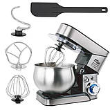 Кухонний тістоміс з 3 насадками Zepline ZP105 3500W багатофункціональний планетарний міксер для дому, фото 5