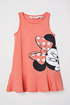H&M плаття з бавовни з принтом Мінні Маус розмір 6-8 років зріст 122-128
