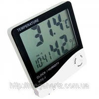 Цифровой термометр часы гигрометр LCD 3 в 1 e