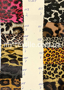 Кожзам стрейч структурований принтований від 60 м