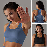 Безшовний Спортивний Топ ЖАКАРД