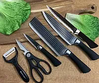 Набор кухонных ножей для кухни Everrich Кухонные наборы профессиональных ножей нержавеющая сталь для кухни lsr