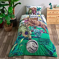 Постельное белье TAC Disney 160×220 см Jurassic World Forest