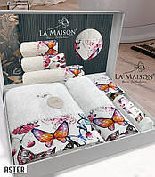 Подарочный набор полотенец La Maison, 3 шт. с ароматом Aster
